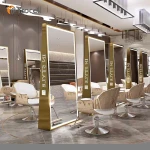 Yoocell best selling Salon Equipment Hair Salon Mirror Station Styling Station salon furniture supplier