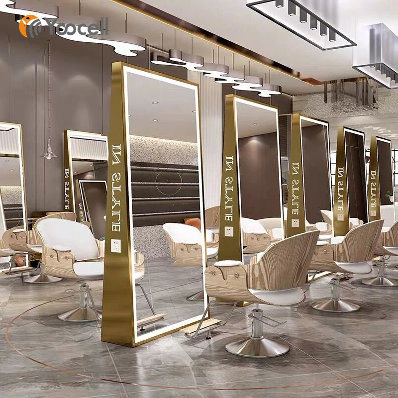 Yoocell best selling Salon Equipment Hair Salon Mirror Station Styling Station salon furniture supplier