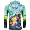 YOUME New Style 5 Size Fishing Clothing Vests Quick-Drying Anti-UV Sun Fishing Shirt Sports Clothes Long Sleeve