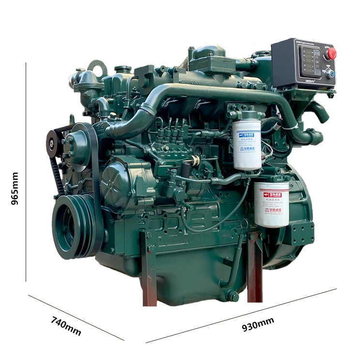 Yuchai Durable 4 Cylinder Inboard Marine Diesel Engine 75hp For Sailboat
