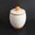 Import [ZIBO HAODE CERAMICS]Hot sale custom Non-slip ceramic Solid White glazed seasoning pot sets with silicone sleeve from China
