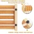 Import ZRWK28 Wooden Dual Foot Massager Roller Relax Relieve Foot Pain Plantar Fasciitis. from China