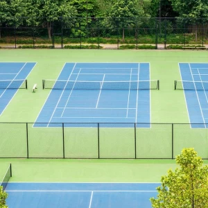 ISO14001 Approved Dustproof 3mm Acrylic Tennis Court Eco-Friendly