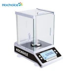 0.001g  1mg   RS232  110mm loadcell sensor SS round pan LCD  lab analytical balance