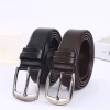 New men's belt PVC bag edge needle buckle belt men's belt imitation cowhide casual all matching neutral belt