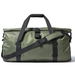 Waterproof Roll Top Duffle Bag, Heavy Duty Dry Bag, Large Capacity Travel Duffel with Detachable Shoulder Strap, for Mo