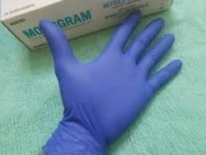 Green Nitrile Gloves Powder Free	250 Pcs	 for sale