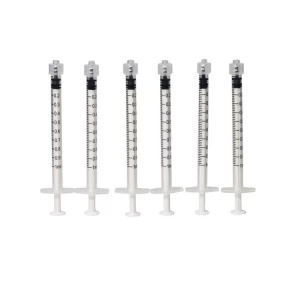 Factory wholesale Disposable Plastic sterile 1ml Luer Lock Syringe with CE injection syringe