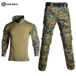 Tactical uniform wholesale jacket trousers tactical uniform combat shirt training tactical frog uniform