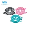 Customized Reusable Cold Facial Mask Black Beads Gel Face Sheet with Fabric