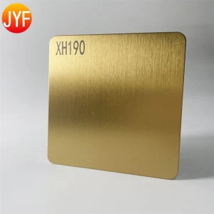 Gold Stainless Steel Decorative Sheets
