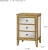 Import Mirrored Side Table with Drawer - Antique Style Bedside Table for Bedroom from China