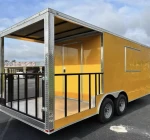 Standard 8x20 Mobile Food Trailer – Fully Equipped Commercial Kitchen on Wheels for Sale