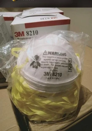 Authentic 3m 8210 particulate respirator mask