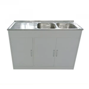 Metal kitchen sink base cabinet L1200 x W500 x H830mm