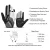 Import INBIKE Bike Gloves Full Finger Gel Padded Bicycle Gloves with Touch Screen from China