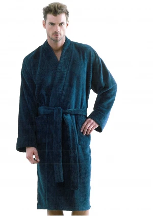 Microfiber bathrobes loungewear sleeping wear shawl collar