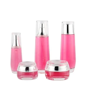 Best Selling 40Ml 100Ml Packaging Container Glass Cosmetic Bottle Set