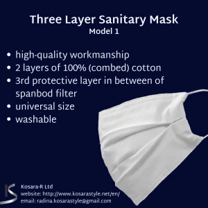 Three Layer Protective Mask