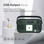 Portable Bluetooth Speaker Solar Home Lighting System