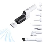 Mini Handheld Vacuum Cleaner With LED Headlights For Cleaning Keyboard Computers Sofas