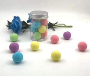 Organic Cbd Selfcare Fizzy Bubble Scented Bath Balls Gift Set Vegan Bath Bombs
