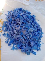 HDPE Blue Drum Flakes