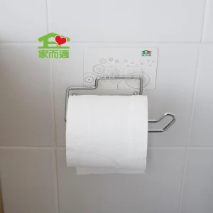 Wall mounted toilet paper holder