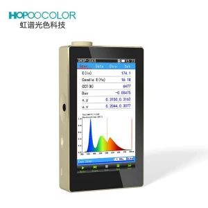 OHSP350S nir analyzer and plant lamp test pocket spectrum