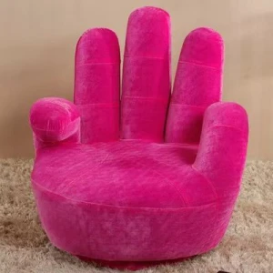 Creative Five Finger Shaped Single Fabric Leisure Sofa For Living Room Bedroom