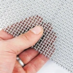 Galvanize Stainless Steel Hardware Cloth Used in Pharmaceutical Filtration Construction Petrochemicals.