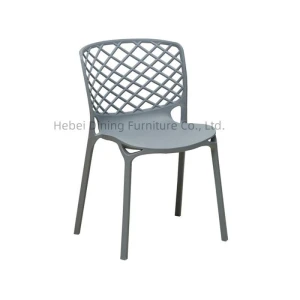 Special Design PP Plastic Dining Chair With Backrest