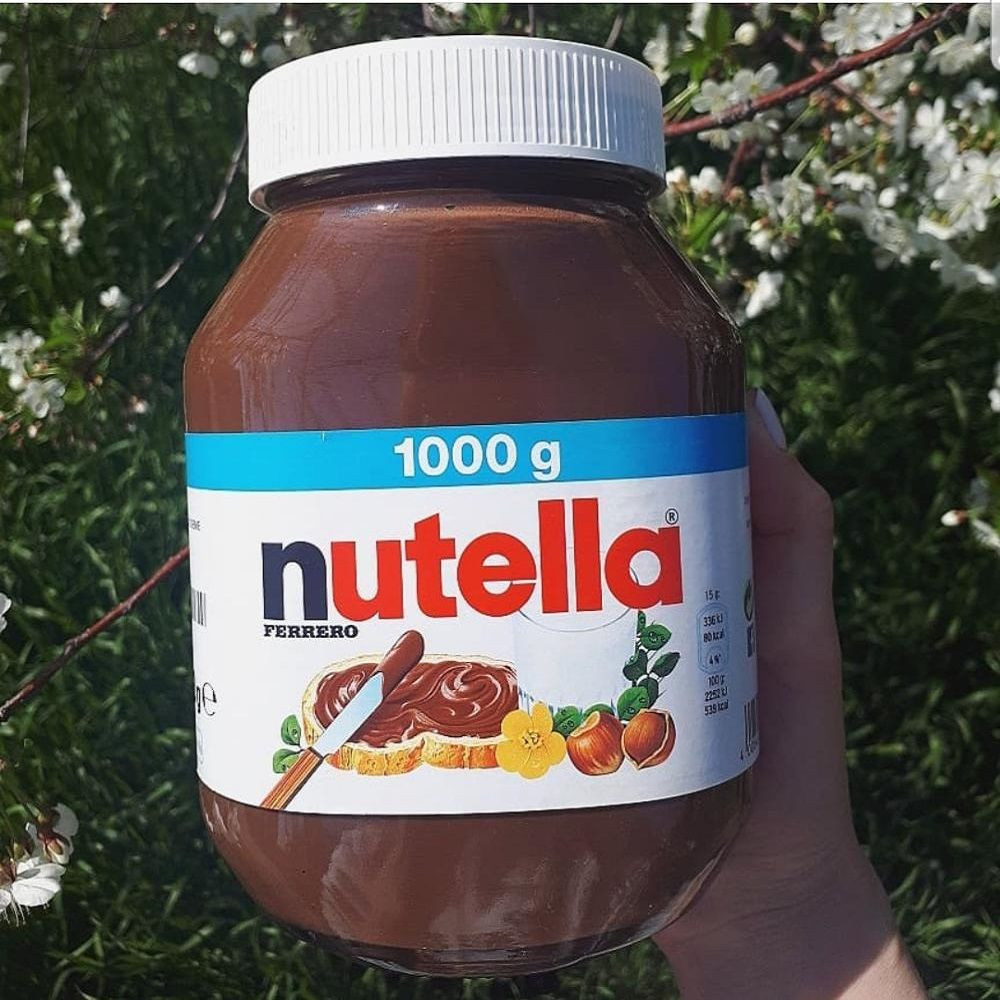 Personalised Jar of Nutella 1kg - Custom Made To Order