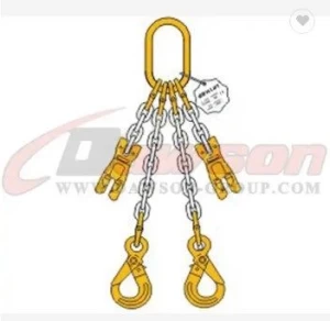 Double Chain Sling with Master Link and Hook and Adjustable Supplier