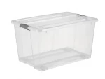 Popular 50L PP clear plastic storage box