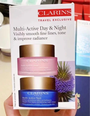 CLARINS Multi-Active Day & Night Partners Gift Set 50ml x 2