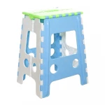 42cm High Plastic Foldable Step Stool Portable Outdoor Travel Light Weight Folding Stool Chair Children