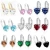 Import European And American Fashion Earrings Creative Heart Crystal Diamond Jewelry Earrings from China