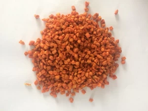 dehydrated puffed carrot 5*5