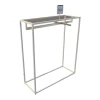 Modern Metal Hanging Display Stand | Durable Mid-Area Sales Shelf for Stores & Boutiques