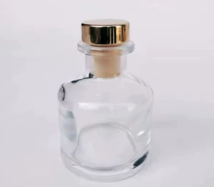 Flint glass reed diffuser bottles with cork