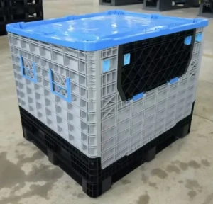 Large logistics folding turnover box