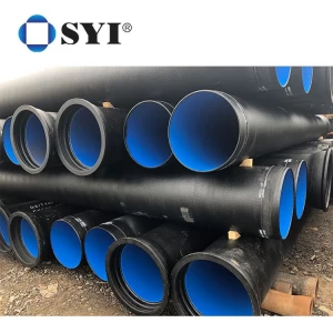 ISO 2531 En545 Self-Anchored Or Restrained Joint Ductile Iron Pipe For Potable Water