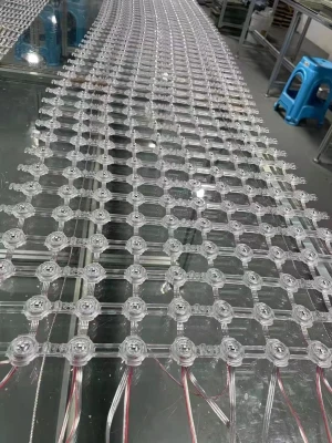 Flexible LED Curtain Display Grid LED Screen for Outdoor