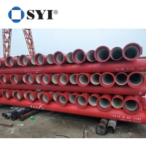 ISO 2531 DCI Pipe Class k7 k9 100mm 500mm Water Pressure Ductile Cast Iron Pipe Manufacturers