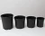 Import 1 / 2 / 3 / 5 / 6 / 7 gallon Round Black Plastic Grow Pots with bottom drain holes from China