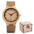 Import 1 Piece Dropshipping Custom Logo Casual Charming Wooden Bamboo Watch from China