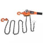 1 Set 1.5 Ton  5 ft to 10 ft Lever Chain Hoist Ratchet Puller Lifting Equipment