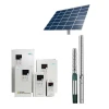 10-500m Max Head Submersible Solar Pump 1-300m3/h Solar Water Well Pumps Solar Water Pumping System For Deep Well