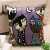 Import 100% cotton canvas embroidery picasso coloring cheap cats pillow case from China
